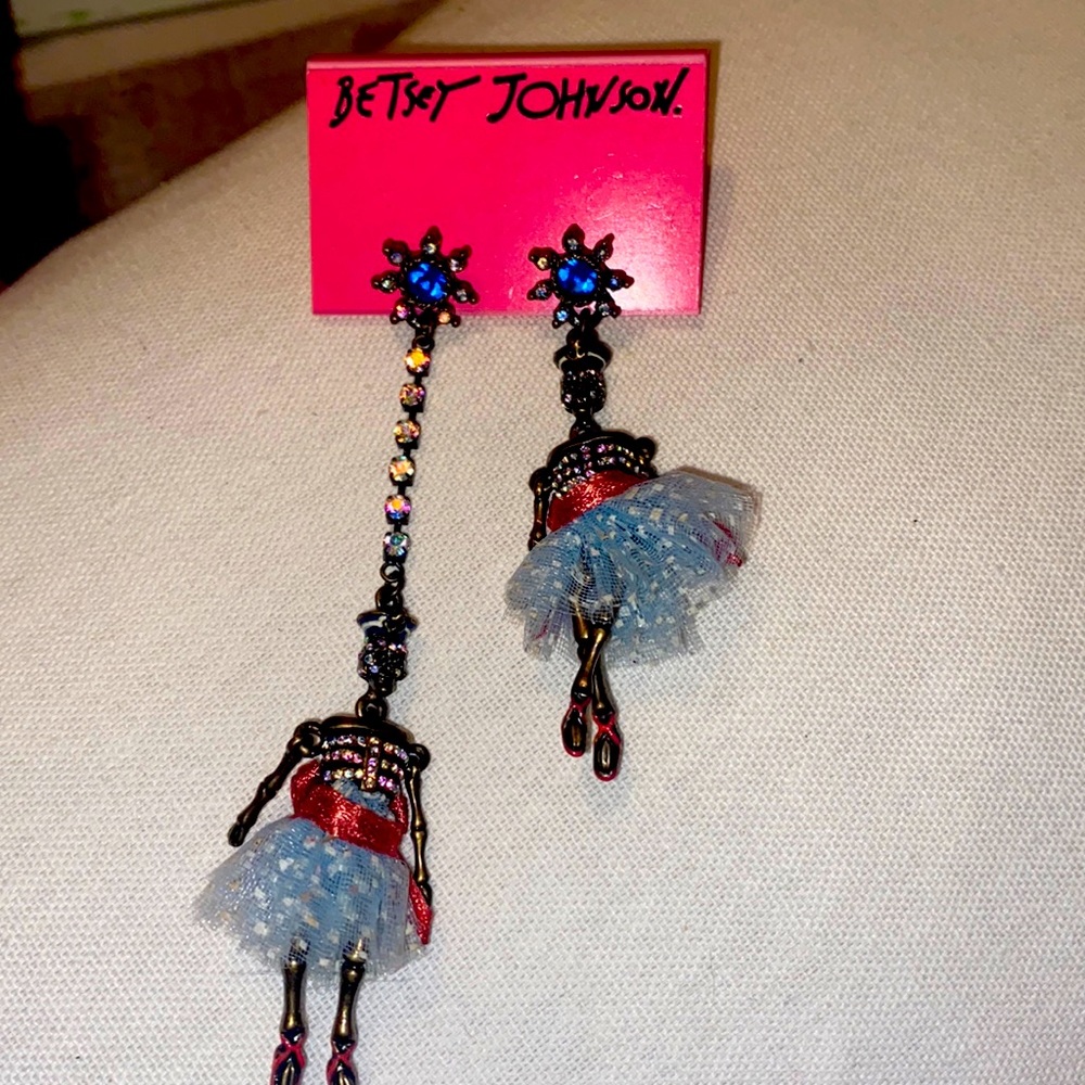 Vintage Sailor Betsy Johnson earrings